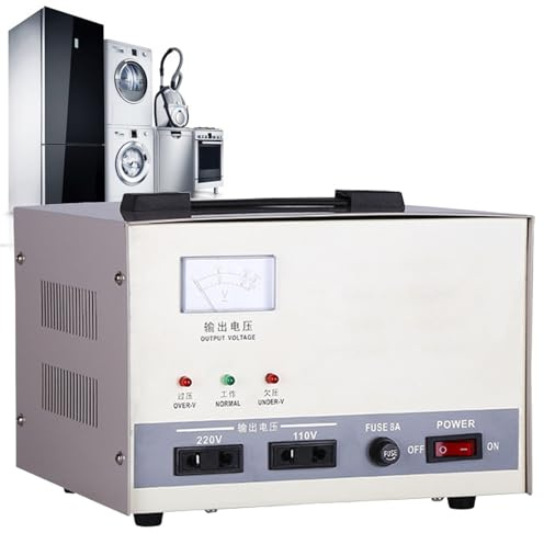 YXZQLOZ Stabilizzatore di Tensione, stabilizzatore di Tensione CA 220 V stabilizzatore di Tensione Domestico monofase Alimentatore per Piccoli (1KVA)
