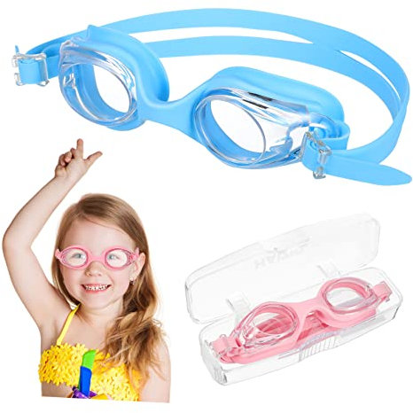 POPETPOP 2stücke Mädchen Schwimmbrillen Einstellbare Anti-beschlagene Schwimmgläser Für Jungen Und Mädchen Komfortable Dichtungen Für Schwimmunterricht Und Pool