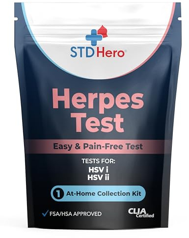 Better Life Science at-Home HSV Test Kit – Health Screening Kit for Men & Women – Discreet Sample Collection – Easy-to-Use Home Testing Kit with Secure Online Results and Lab Processing