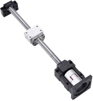 Vite a ricircolo di sfere CNC a movimento lineare Kit vite a ricircolo di sfere C7 SFU3205 L300-500mm con dado singolo + BF25 + DSG32H + accoppiamento + supporto motore HM25-110 for parte stampante 3d