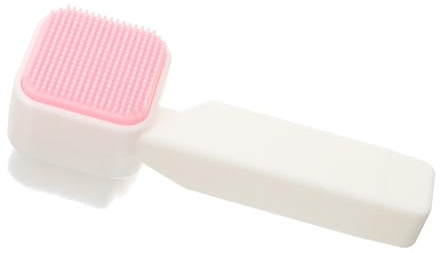 NULYLU Spazzola per Pulizia Viso Manuale Doppia Faccia in Silicone, Setole Morbide, Adatta a Diversi Tipi di Pelle, per Rimozione Trucco