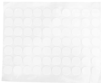 ANKROYU Nastro adesivo a doppio lato adesivi acrilici trasparente trasparente fai -da -te con eccellente adesione e resistenza all'acqua per decorazioni murali telaio fotografico e (Piazza) (Girare)