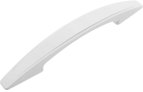 MOKKHNB Maniglia Frigorifero e Congelatore in Plastico Bianco, Presa Confortevole, Affidabile, Viti di Installazione, Distanza Fori 150/190mm per Elettrodomestici
