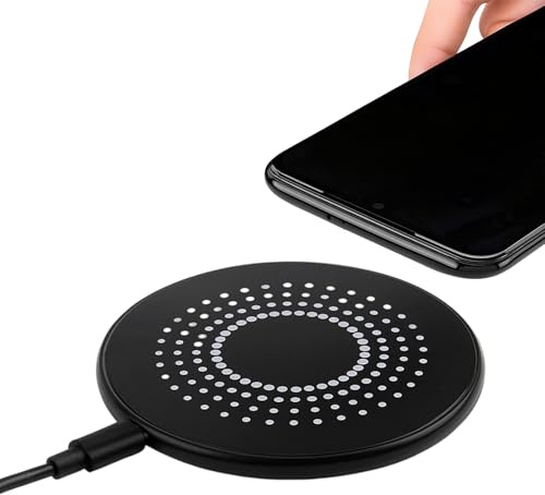 Chargeur sans Fil Rapide 15W Chargeur à Induction Station de Charge Qi pour Samsung Galaxy S25 Ultra S24 S23 S22 S21 S20 S10 Z Flip 6 iPhone 16 15 14 13 12 11 Pro Max Wireless Charger