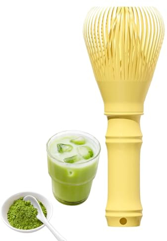 Per Matcha - Frusta Mescolatrice Matcha Sicura In Lavastoviglie | Utensile per Miscelare Tè Verde in Polvere Spazzola per Preparazione Bevande Casa Viaggio Caffè Latte