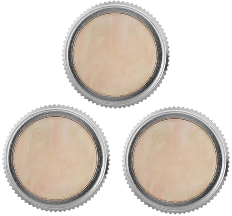 SHOWERORO 3 Stück Robuste Trompetenknopf basen mit Muschel inlay und Druckknopf Verschleißfest Kompatibel für Trompete und Tuba Sichere Passform für Langlebigen Einsatz Musiker zubehör