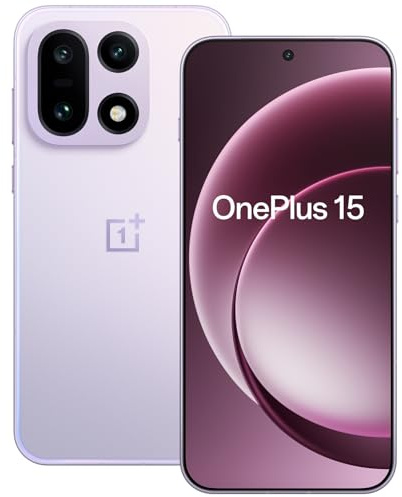 OnePlus 15 Tri-chip AI smartphone with Snapdragon 8 Elite Gen5, 6.78 165Hz Display, 7300mAh Battery, Triple 50MP Flagship Cameras, 16GB RAM+512GB Storage, Ultra Violet - 3 Year Extended Warranty