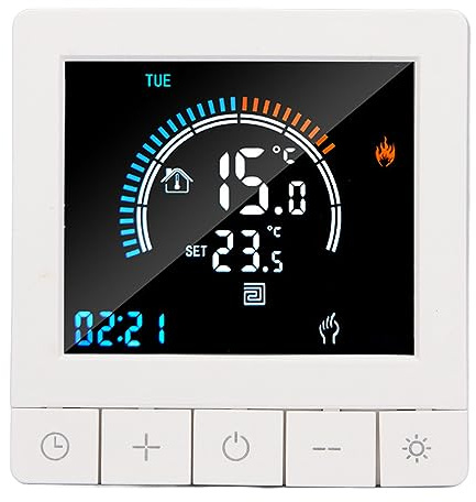 Generic Programmerbar Smart Termostat, 16A Intelligent Temperaturkontroll PC Mystical/Fantasy Retardant Lätt Att Använda Office Smart Thermostat (Standard)
