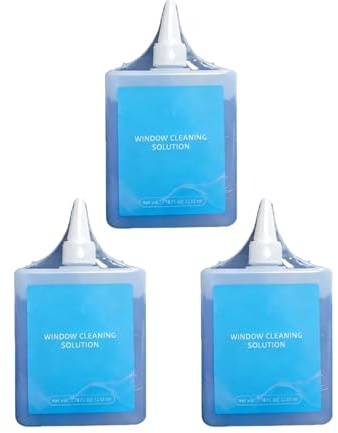 Liquide Nettoyant Spécial 230ml Pour Robot Nettoyeur De Fenêtres 3pcs, Compatible Avec Dreame C1 X50 X40 H14 H15 AWH6 AWH6