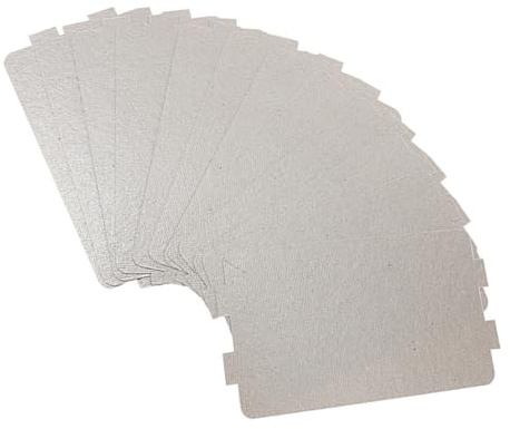 TOYANDONA 18 Piezas Placas de Mica Aislantes para Horno Microondas Resistentes al Calor Repuesto para Reparación y Mantenimiento Fácil Limpieza Hogar