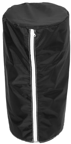 Gas Cylinder Bag Nero in Oxford Ventilato Antipolvere per Cucina | Portabombola Gas Esterno, Protezione da Olio, Installazione Facile per Gas Canister e Camping