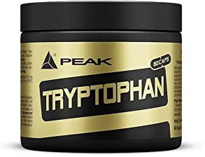 PEAK Tryptophan - 90 Kapseln ergänzt mit Vitamin B-Komplex & Magnesium – Für Wohlbefinden, Nerven & Schlaf – L-Tryptophan hochdosiert