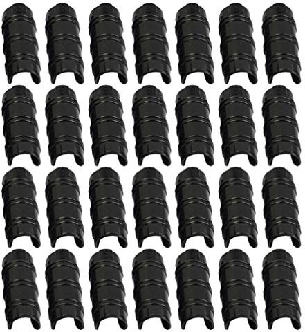 30 Pcs Pinces De Tuyau Couverture De Plante Filet Tunnel Cerceau Clips Pince Filet Tunnel Cerceau Clips Verser Film Ombrage Filet Tige Clip Pour Serres Cadre Abris (Noir)