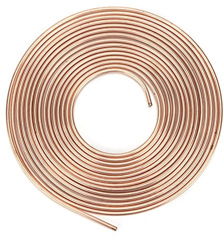 Manguera De Freno De Cobre, Tubería De Línea De Freno,3/16 Pulgadas De Repuesto Para Automóviles,7,62 M De Longitud,Kit De Conducción General De Freno