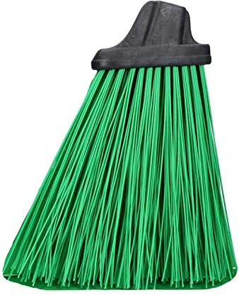 Garden Broom Head with Hard Bristle Broom - Yard Brush Heavy Duty Outdoor for Home Garage Patio Decking Caravan – Indoor Floor Sweeping Brush with Fitted Broom Head Bracket
