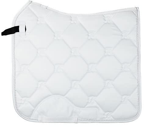 Bates Dressage Saddle Pad Full White