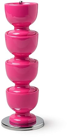 Zeal G277H Juego de hueveras, Melamina, Rosa neón