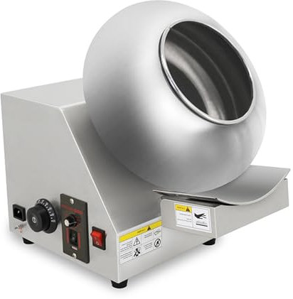 Schokoladenbeschichtungs-Poliermaschine, 2–5 Kg/H Candy Coater-Maschine, Zuckerbeschichtungspfanne, Tischplatte, Kleine Kommerzielle Mini-Schokoladen-Pfannenmaschine, Polieren, Beschichten