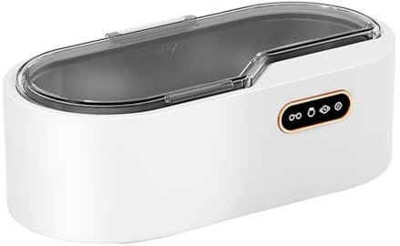 Glasses Cleaner Machine 450ml Large Capacity, Jewelry Cleaner 45 KHz high frequency vibration, Ring Cleaner Ultrasonic Best Ultrasonic Jewelry Cleaner