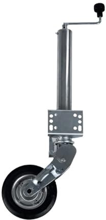 QICBYING Schwerlast Anhänger Stützrad - Teleskop Stützrad, Hebe- Und Schwenkbarer Anhänger Heber, 60-mm-Stützrad, Schwere Last Für Anhänger, 440 Kg, 8-Zoll-Rad, Für Wohnwagen Und Autos