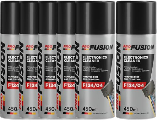 ProFusion Limpiador de Contactos Electrónicos - Elimina Aceite y Grasa, Rápida Evaporación, Protección Contra Chispas y Desgaste - Limpiador para Componentes Electrónicos 450 ml (6)
