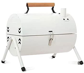 Barbecue portatile 2 in 1 da tavolo a carbonella con supporto e vassoio da forno, per picnic all'aperto, giardino e terrazza, compatto e pratico, per CTrip