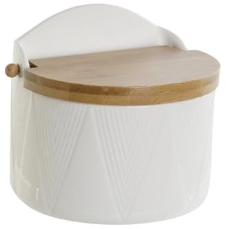 SALERO PORCELANA BAMBU 12X10X11 BLANCO