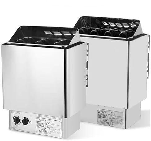 VNATWGOO 3,0 Kw/4,5 Kw/6,0 Kw Saunaheizmaschine, Saunaofen Mit Externer/Interner Steuerung, 220 V/380 V Elektrischer Saunaofen, Saunamaschine,3000W380V