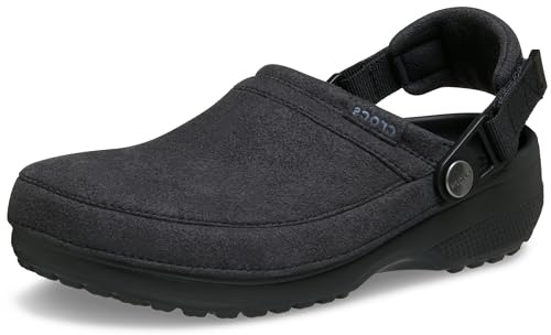 Crocs Unisex Classic Unfurgettable Clogs Black Men 8/Women 10 Medium