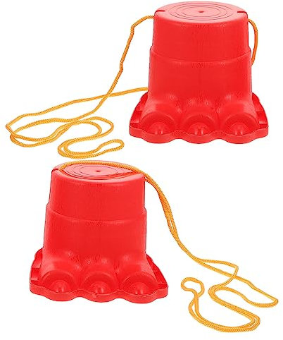 ERINGOGO 2stücke Junge Mädchen Stelzen Aus Robustem Abs Innovative Balance Koordinationstrainingsspielzeuge Mit Stabilem Seil Mobiles Outdoor-Spielzeug Für Jungen Und Mädchen Zur Körperentw