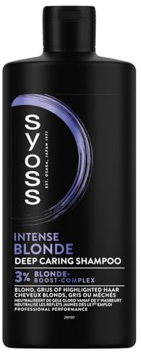 6er Pack - Syoss Shampoo - Intense Blonde Deep Caring - 440ml