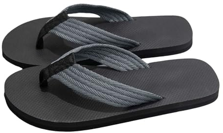 Hidden Flops, Hidden Flip Flop, Quick-Dry Flip Flop, Women, Men, Toe Separator, Funny Footprint Slippers, Non-Slip Slippers, Casual Summer Beach Freely Series, Grey (grey 2), 10 UK