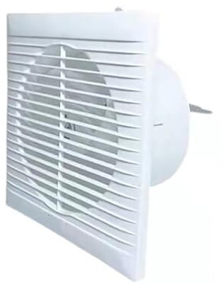 RWSXY Ventilatore di Scarico, Ventilatore da Finestra da 20 W con valvola di ritegno antiriflusso, Ventilatore Ultrasottile, Ventilatore di Ventilazione da Finestra e da Parete per Cucina, Bagno,
