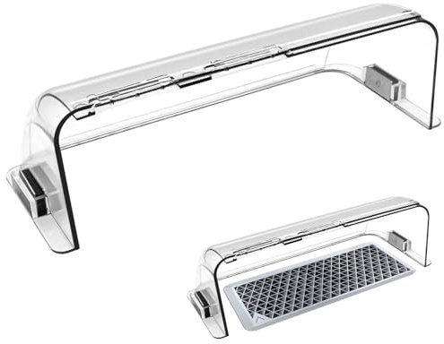 Ventilation Air Vent Deflector, Ceiling Vents Redirector for Floor, Adjustable Magnetic Vents Radiator Heat Diverter, Double-Layer Shield Panel for Sidewall Ceiling Registers Control Airflow