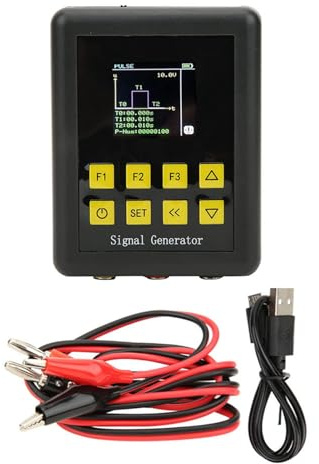 Generatore di Funzioni, Generatore di Segnale Portatile Regolabile da 4 a 20 MA da 2 a 10 V PWM Generatore di Onde Triangolari Sinusoidali Rettangolari a Impulsi