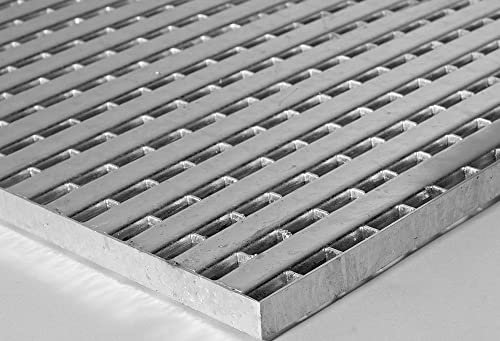 FeNau | Bootsstegrost Maße: 250x250x20 mm (Vollbad-Feuerverzinkt)