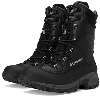 Columbia Mens Bugaboo III XTM Waterproof Insulated Snow Boot, Black/Columbia Grey, 11