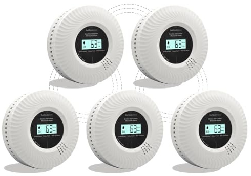 Interlink smoke and carbon monoxide detector with voice alarm, 10-year battery, certified according to EN14604 & EN50291, battery included (5)