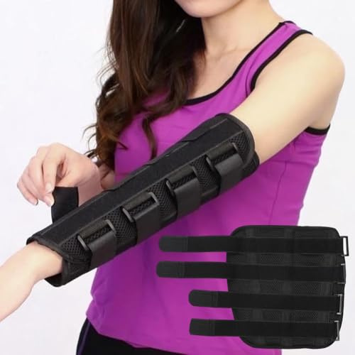 IBLUELOVER Attelle de Coude pour Nerf Cubital Coudière avec Bande Réglable de Syndrome Tunnel Cubital Orthèse du Coude Tendinite Support de Coude Récupération Stabilisateur de Bras Gauche et Droit