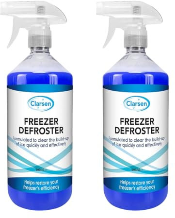 Coopers of Stortford - Pack of 2 Freezer Defrost Spray, 500ml Each - Fast Acting Defroster for Fridges & Freezers - No Scraping or Hot Water Needed