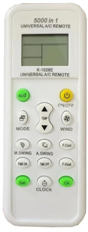 1 telecomando universale 5000 in 1 K 1028E AC digitale LCD for condizionatore d'aria