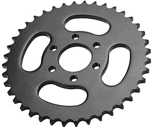 Pignone 40T, 428 40T Denti 38 mm 6 Fori Pignoni per Catena Posteriore Acciaio Spessore 7MM per Moto ATV a 4 Ruote per Motociclette Go-kart