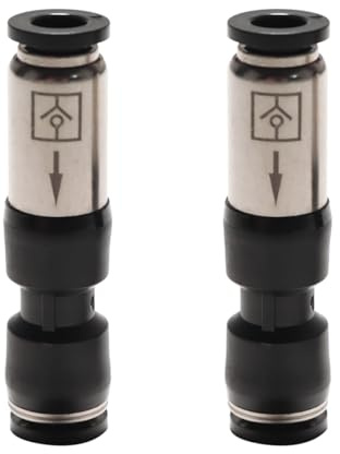 Fasizi Conector De Válvula De Retención De Aire Comprimido De 2 Piezas De 6 Mm, Conector De Flujo De Aire a Presión Para Conectar Accesorios.