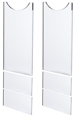 Acrylic Wall Spacer - 6-Piece Acrylic Wall Spacer | Scratch-Proof Filler Bumpers | Bumpers Filler Protectors For Sofa Floor Cabinet Table Hotel Household Dorm Enhanced Airflow