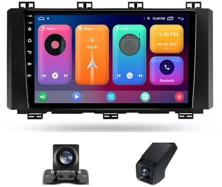 Android 13 Double Din Car Stereo Head unit For SEAT Ateca Cupra 2016-2021 9 Inch Touchscreen Bluetooth Car Stereo with FM/DVR+Reverse Camera/Wifi/DSP/Steering Wheel Controls(NF-2)