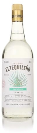 El Tequileño Blanco Tequila 100cl, 38% ABV | 70% Jalisco Blue Agave, Vegan and Gluten Free, Smooth and Sweet Agave, Family Owned Distillery