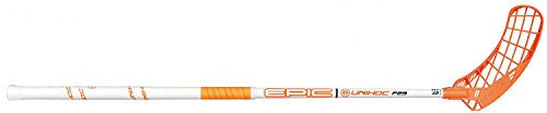 UNIHOC Floorballschläger Epic 29, weiß/neon orange, Händigkeit: Produktinformationen beachten! (Links, 96 cm Schaftlänge)