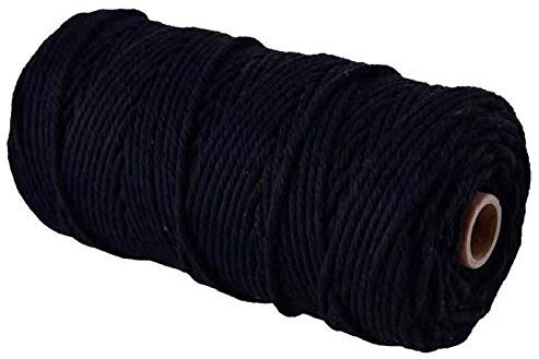 WWQQ NatüRliche Juteschnur Hanfseil, 3mm*100cm Farbe Bastelschnur Dekorationschnur Garten Kordel FüR DIY Kunsthandwerk,Gartenarbeit, Geschenkdekoration. (Color : K, Size : 4mm*100m)