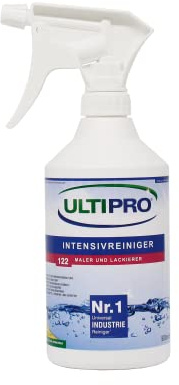 Ultipro Universalreiniger – Profi Konzentrat 90 ml ergibt 500 ml Reiniger | Maler & Renovieren | Allzweckreiniger für alle Materialien | kraftvoll, materialschonend, mild bio-abbaubar, Made in EU