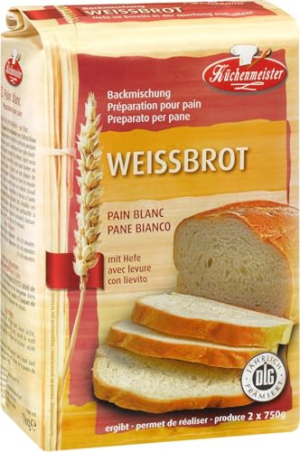 Küchenmeister Weissbrot Bachmischung, 10er Pack (10 x 1 kg)